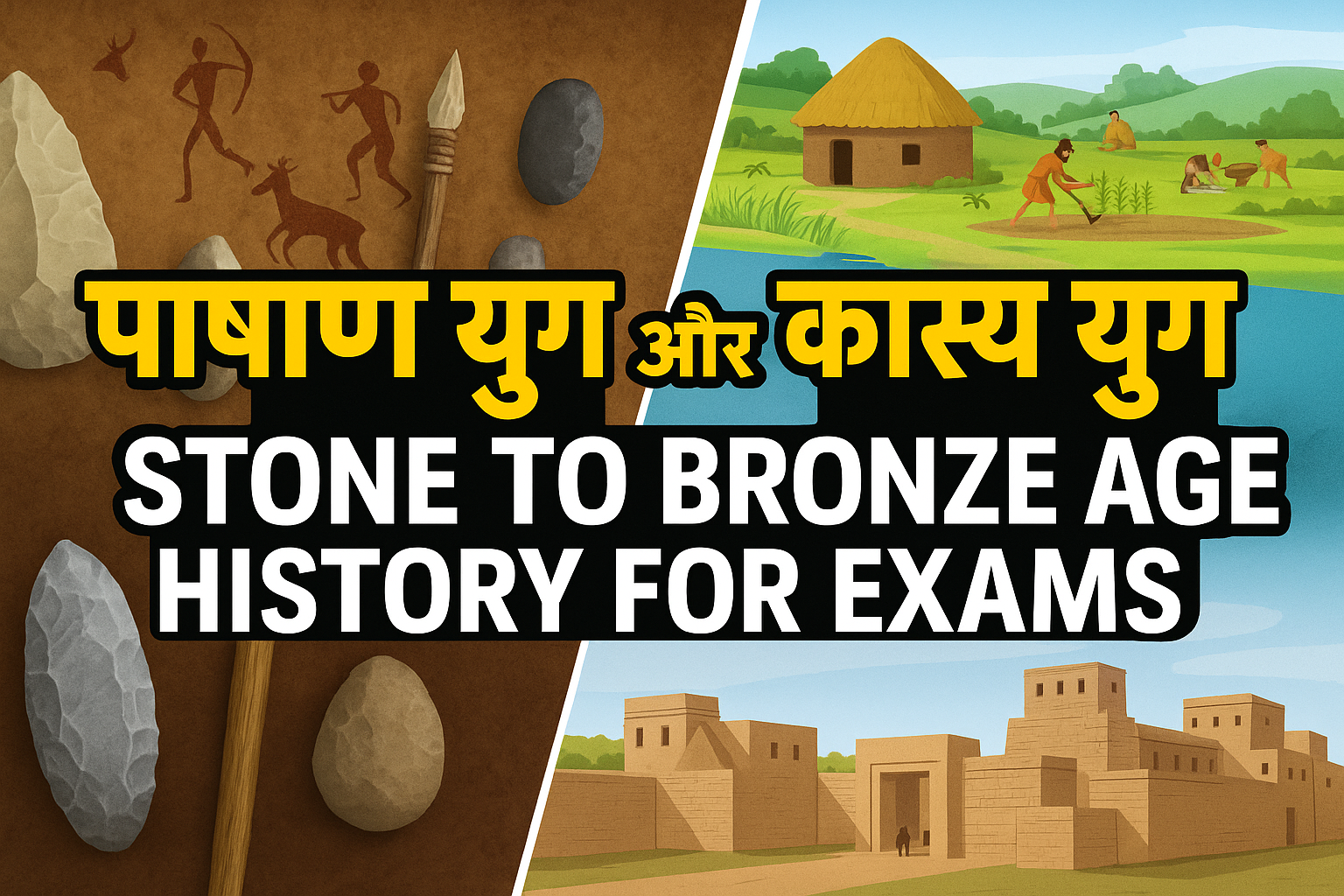 पाषाण युग और कांस्य युग (Stone Age and Bronze Age) Quick Revision Notes
