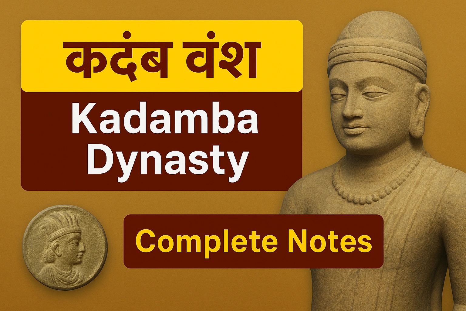 Kadamba Dynasty Complete notes in Hindi कदंब वंश UPSC SSC Exams Notes